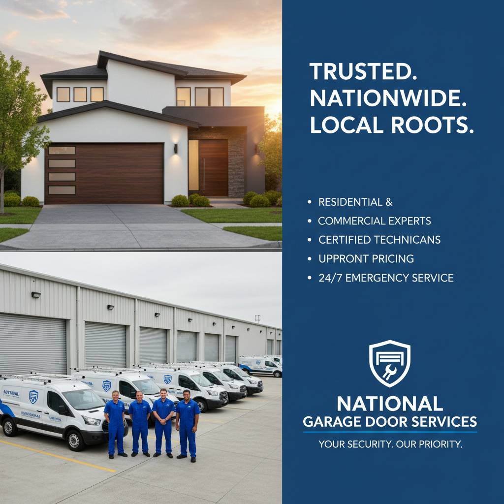 Trusted Nationwide Same Day Garage Door Experts