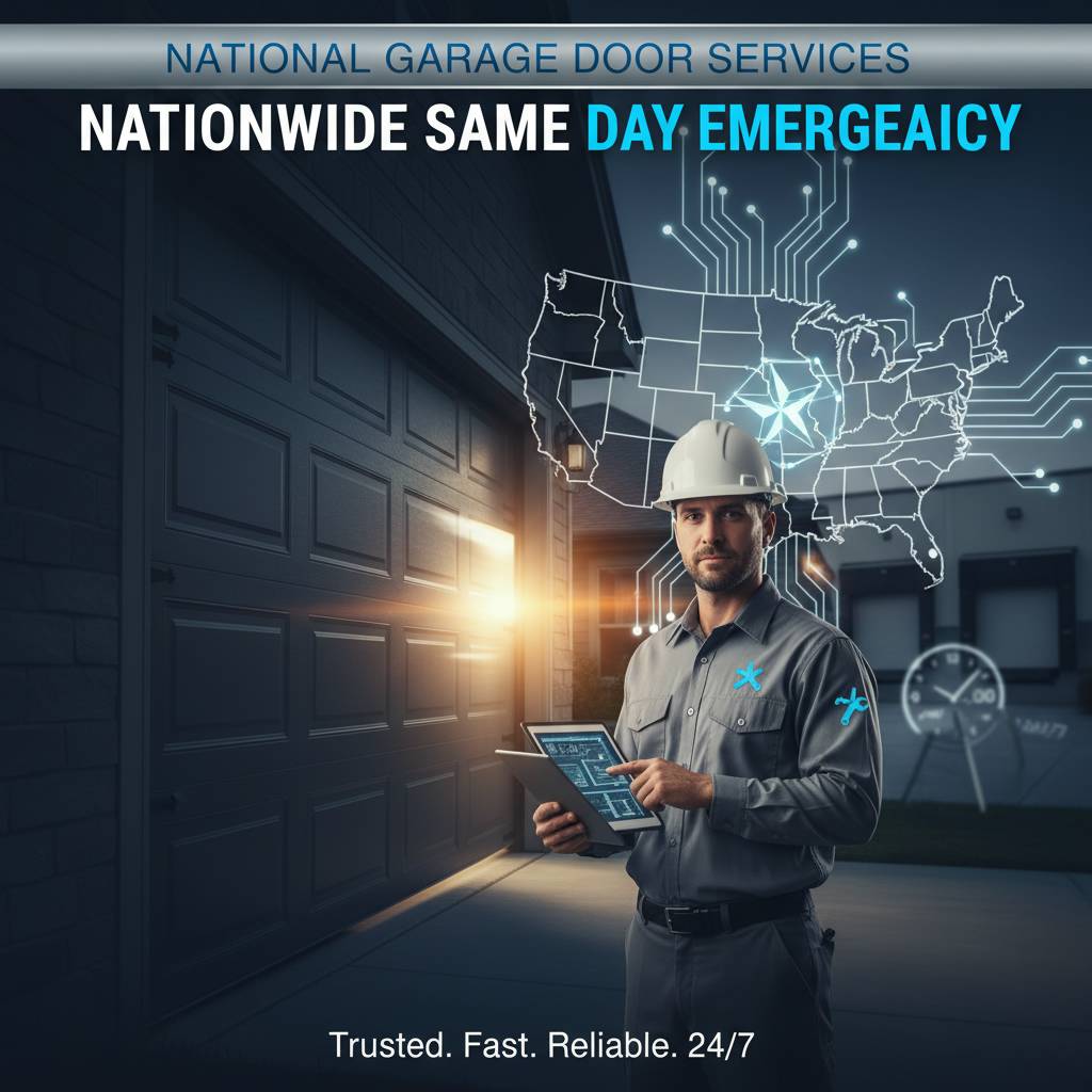 Nationwide Same Day Emergency Garage Door Repair