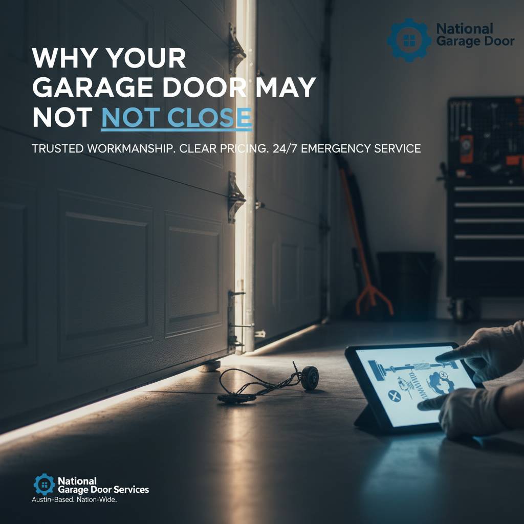 Why your garage door may not close